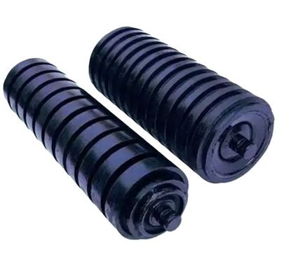 Maden Kemeri Taşıyıcı Aksesuarları Kauçuk Çarpışma Idler Roller Şok emici